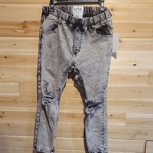 One Teaspoon Gray Ankle & Cropped Jeans